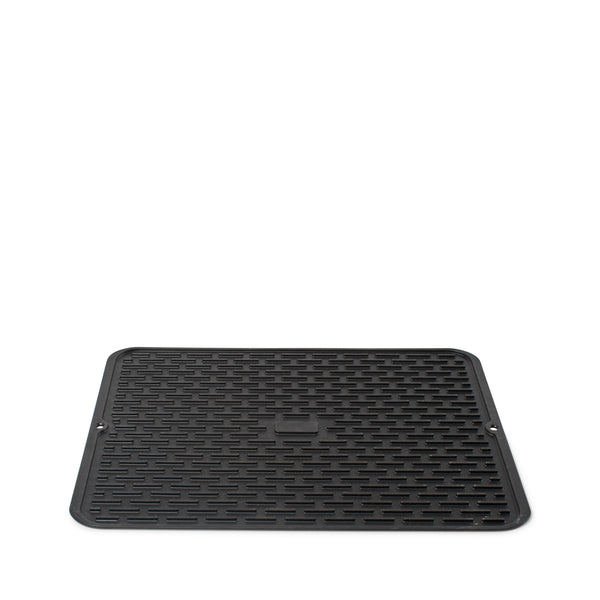 Salt & Pepper Rinse Dish Draining Mat With Rack