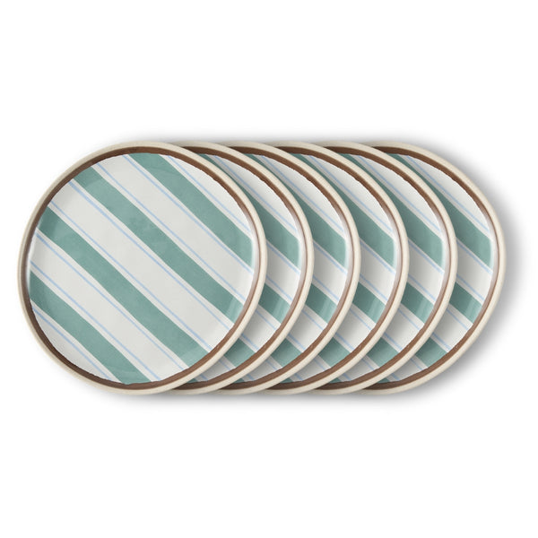 Salt & Pepper Riviera Side Plate 22cm - Set Of 6