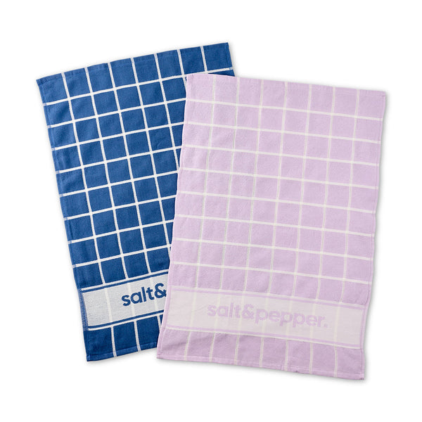 salt & pepper Signature Tea Towel 45x75cm - Set of 2