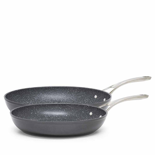 salt & pepper Tan-ium Frypans - 2 Piece