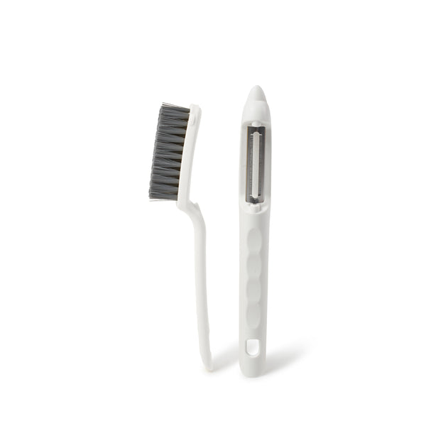 salt & pepper Tool 2 In 1 Peeler With Brush