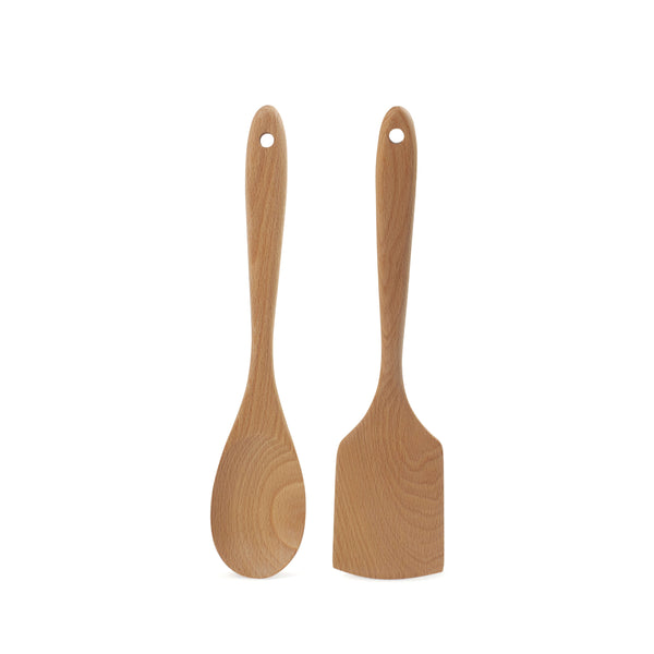 salt & pepper Tool Salad Servers - 2 Piece