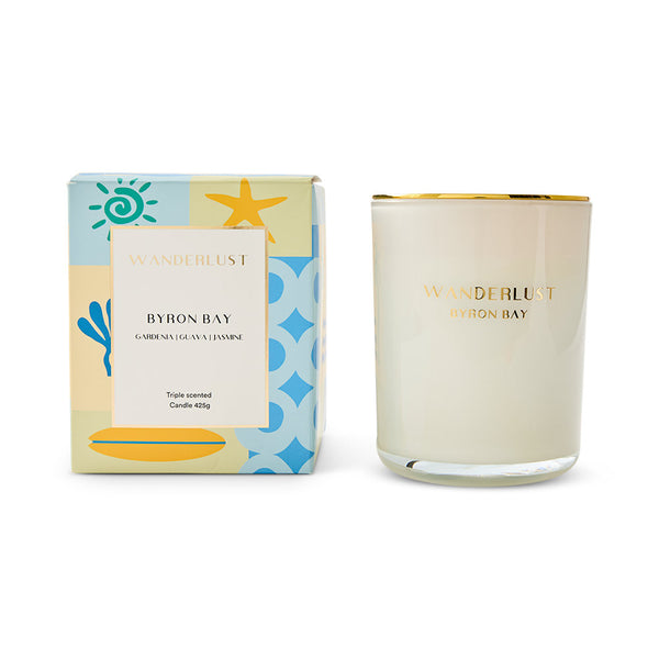 Salt & Pepper Wanderlust Candle With Lid 425g