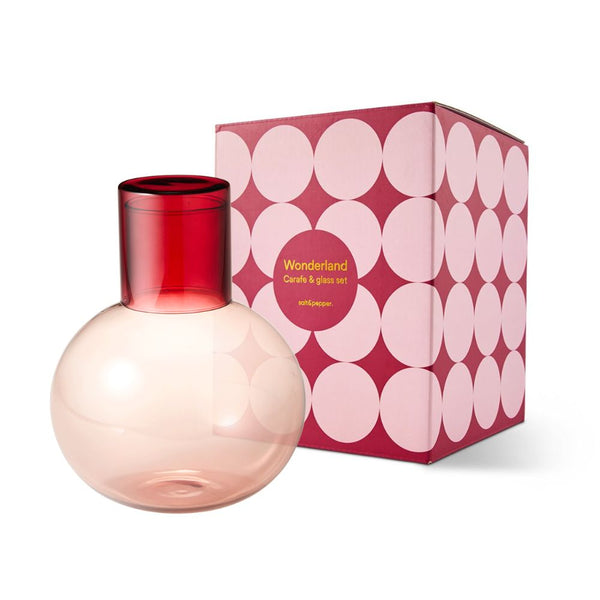 Salt & Pepper Wonderland Carafe & Glass Set