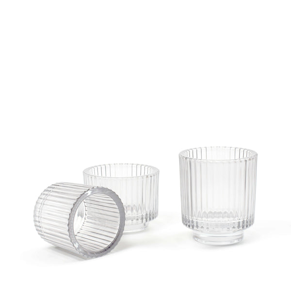 Salt & Pepper Zoe Tealight Holder - Set Of 3