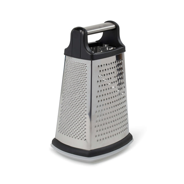 Salt & Pepper Tool 4 Sided Grater With Storage 16 X 13cm