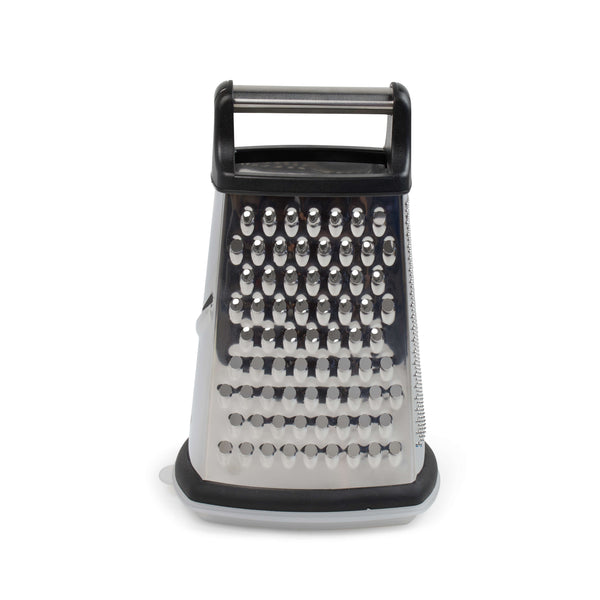 salt & pepper Tool 4 Sided Grater with Storage 16 x 13cm