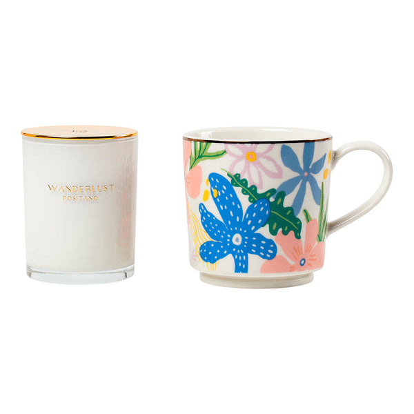 Salt & Pepper Wanderlust 360ml Mug And 198g Candle Gift Pack