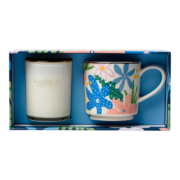 Salt & Pepper Wanderlust 360ml Mug And 198g Candle Gift Pack