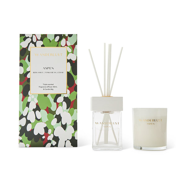 salt & pepper Wanderlust Candle & Diffuser Gift Pack - 2 Piece