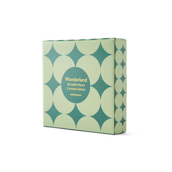 Salt & Pepper Wonderland Belle Fleur Trinket Dishes - Set Of 2