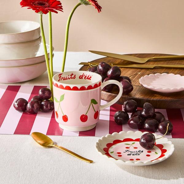 Salt & Pepper Wonderland Fruit Dete Trinket Dishes - Set Of 2