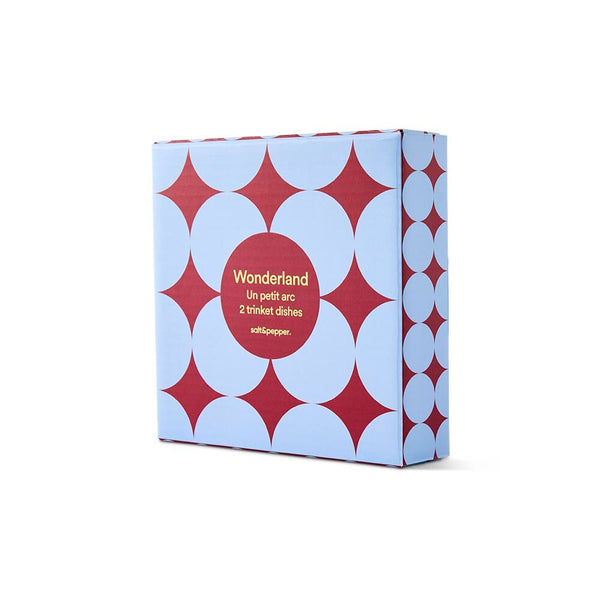 Salt & Pepper Wonderland Petit Arc Trinket Dishes - Set Of 2