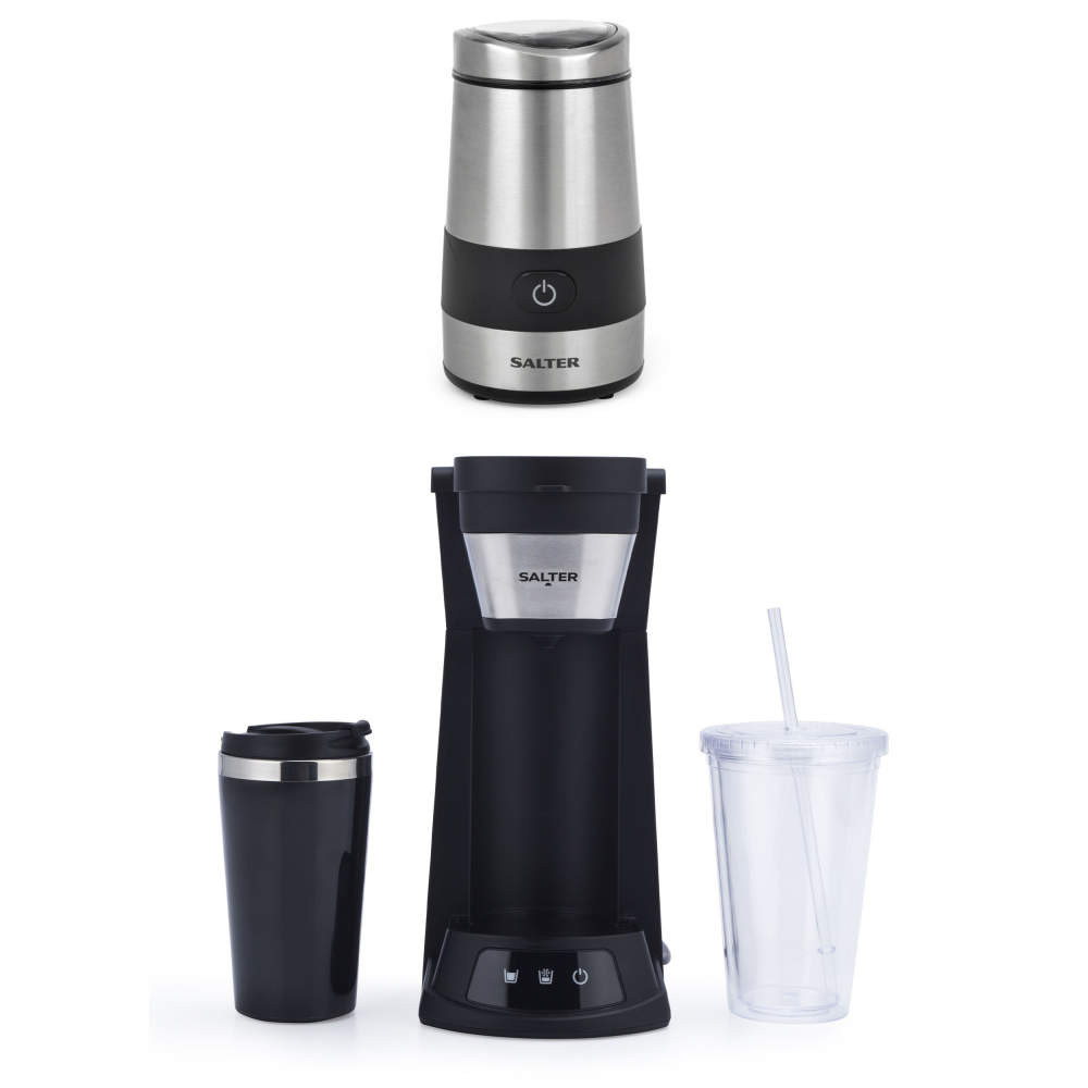 salter 2 in 1 Iced Coffee Maker & Electric Coffee Grinder