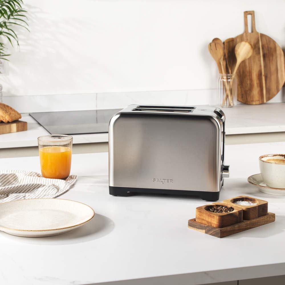 Salter 4-Piece Breakfast Countertop Set - Stainless Steel