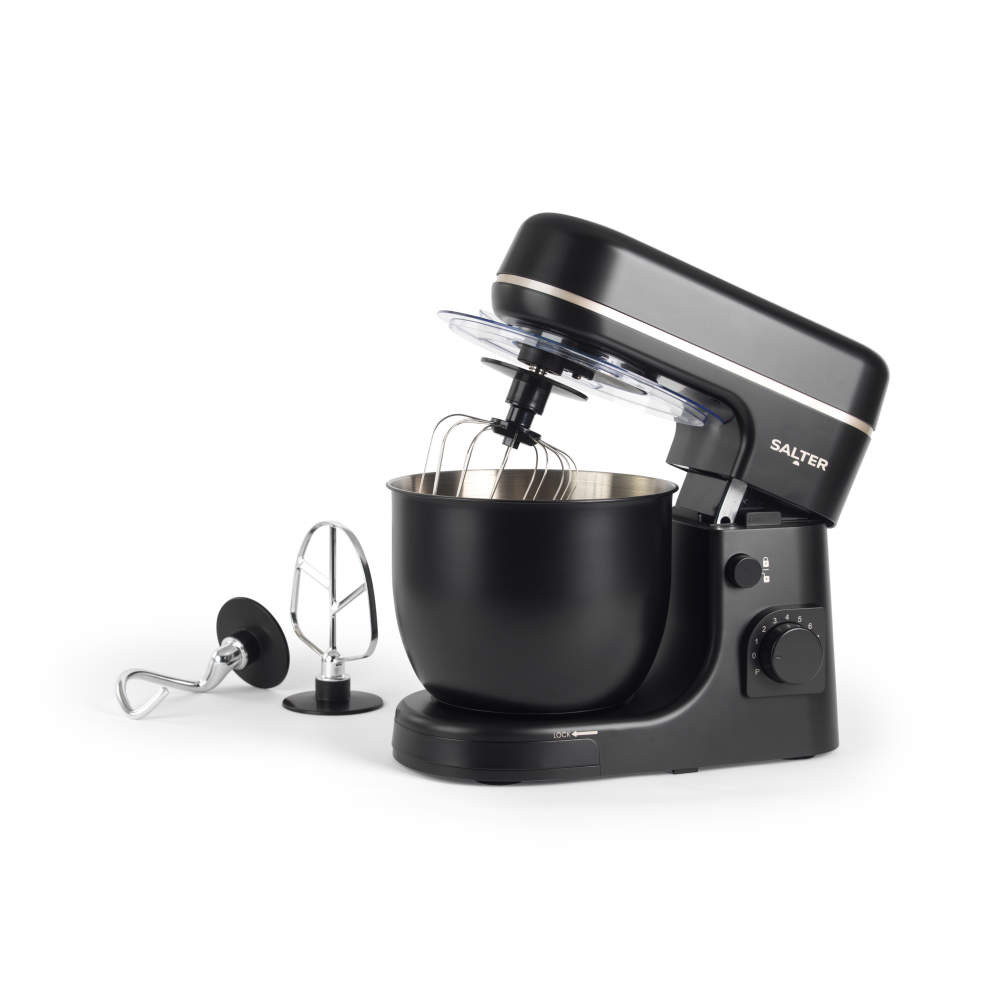 Salter Alchemy Stand Mixer & Countertop Set – Black/Gold