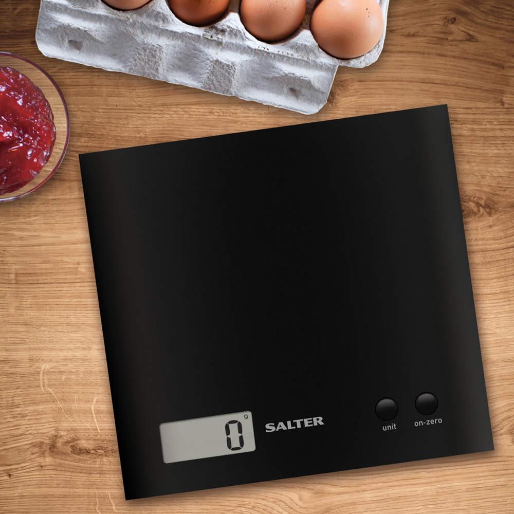 Salter Bakes Digital Kitchen Scale & Utensils Set – Black