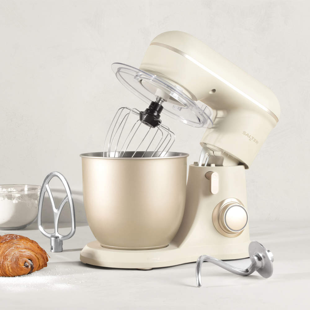 Salter Bakes Oatmeal Stand Mixer & Marblestone Tin Set