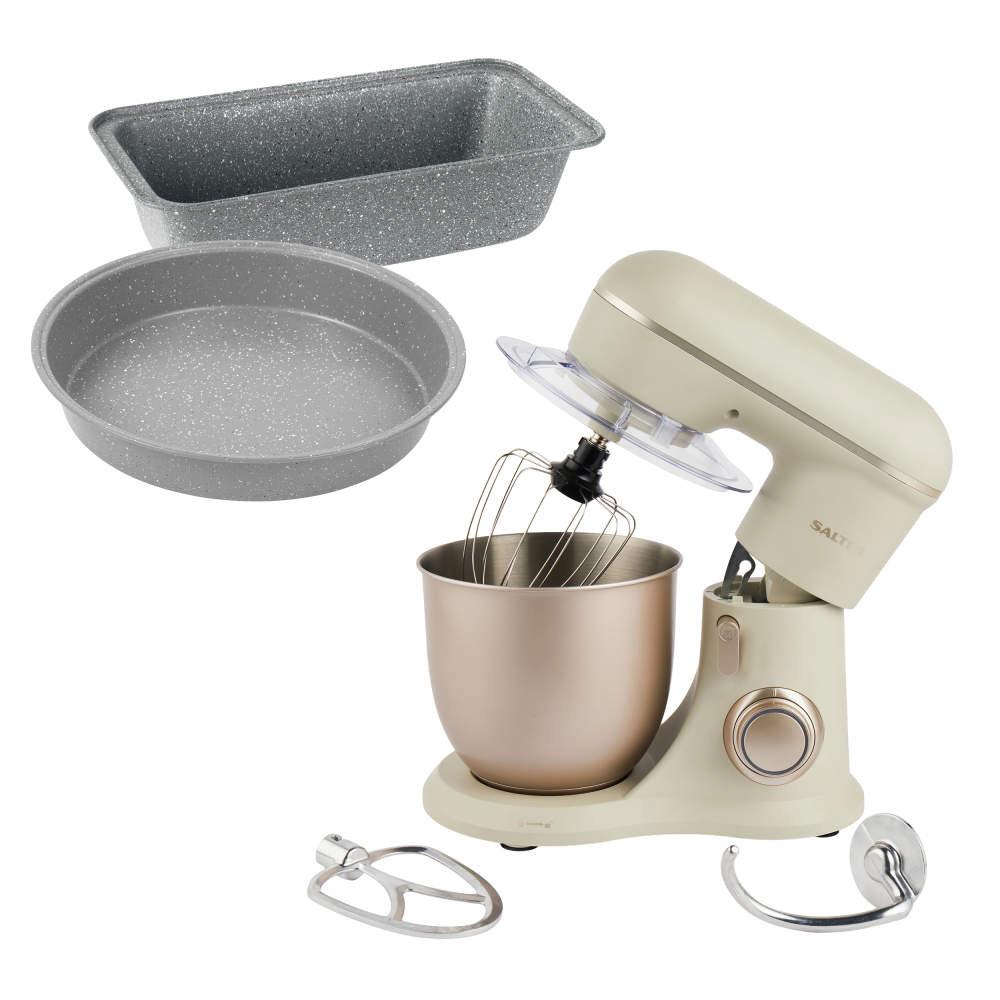 salter Bakes Oatmeal Stand Mixer & Marblestone Tin Set
