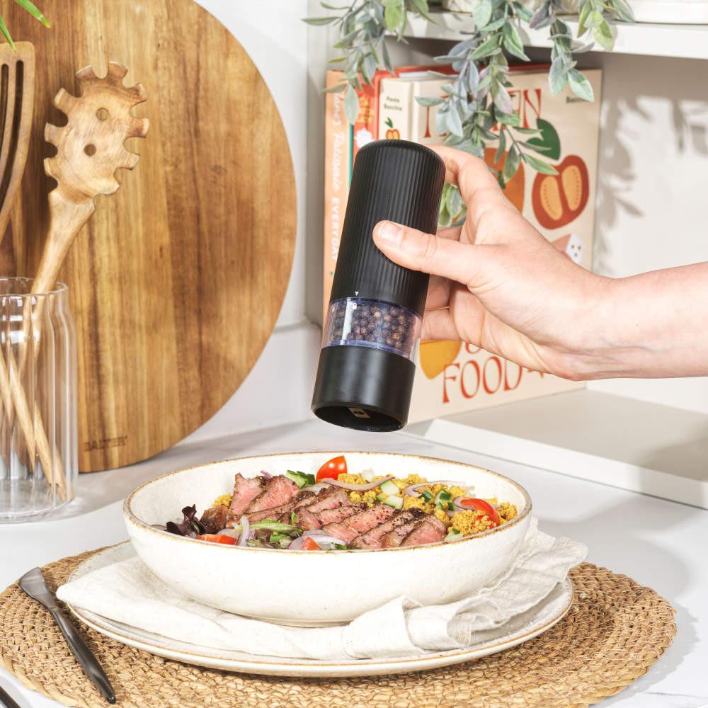 Salter Clarence Electric Salt & Pepper Mill Set – Black