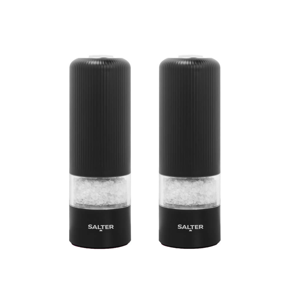 salter Clarence Electric Salt & Pepper Mill Set – Black
