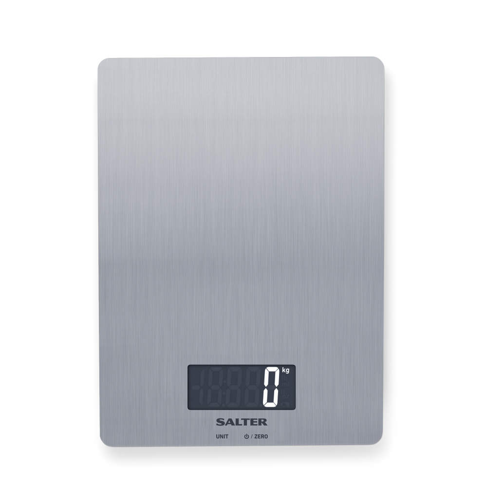 salter Digital Kitchen Scale - Aquatronic Feature- Stainless Steel