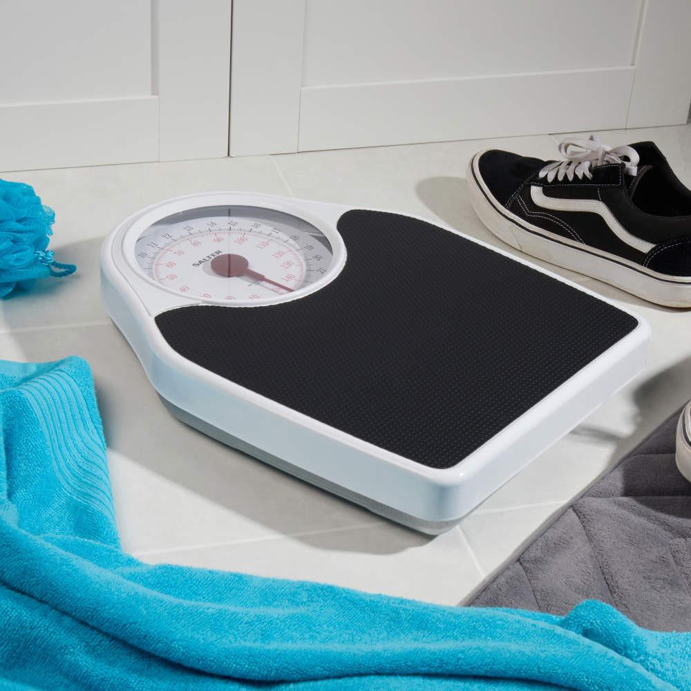 salter Doctor Style Mechanical Bathroom Scale - White