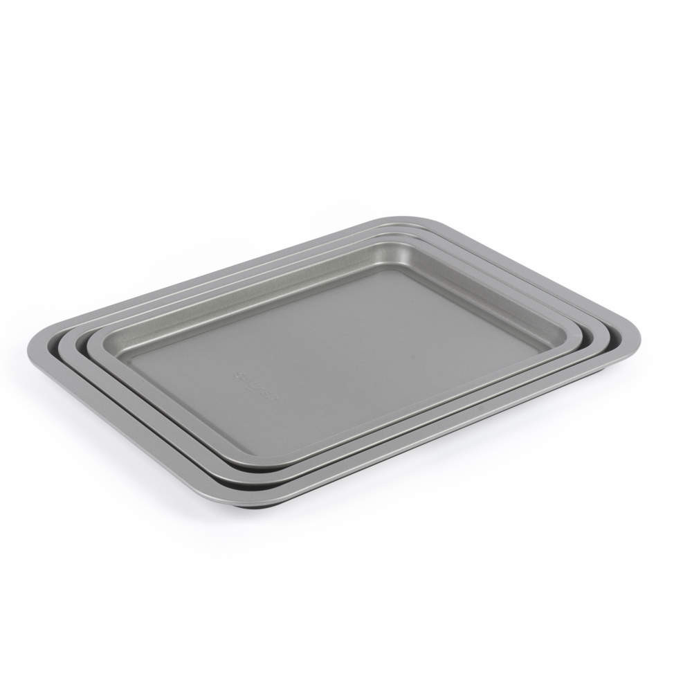 salter Essentials 3-Piece Baking Tray Set – 31/35/39 cm