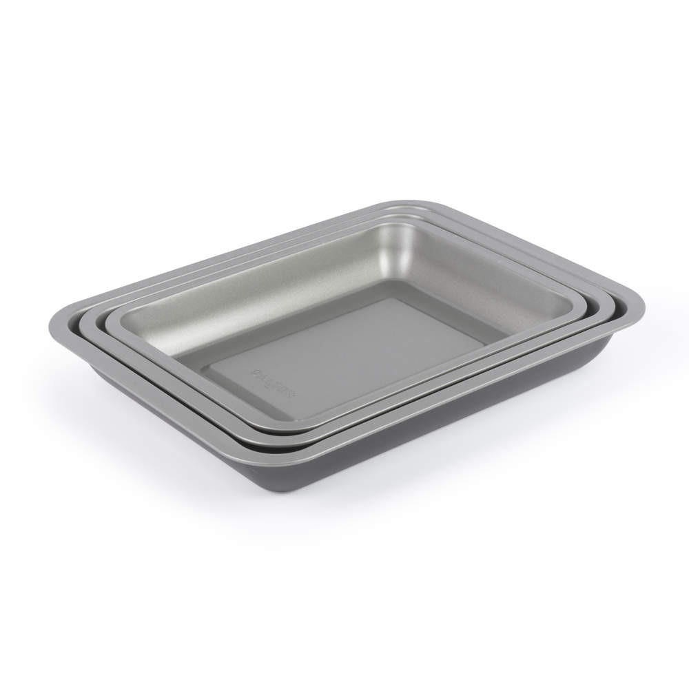 salter Essentials 3-Piece Roasting Tray Set – 31/35/39 cm