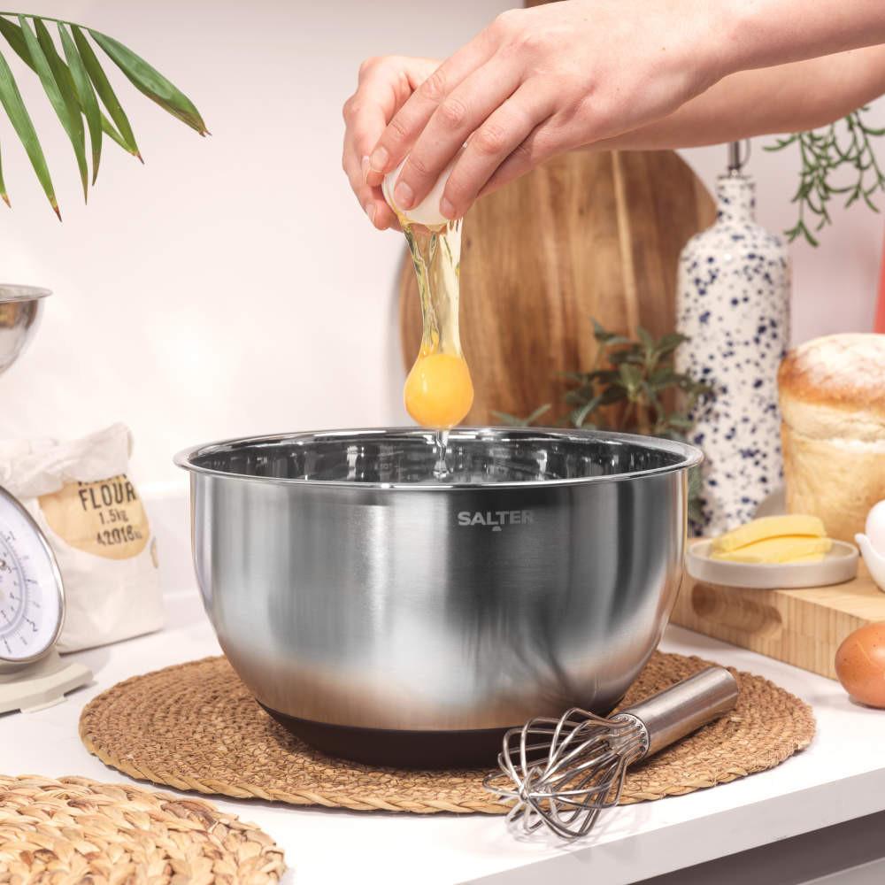 Salter Expert Set Of 2 Mixing Bowls – Stainless Steel