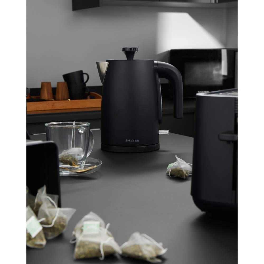 Salter Kuro Kettle & Toaster Set - With Canisters & Bread Bin