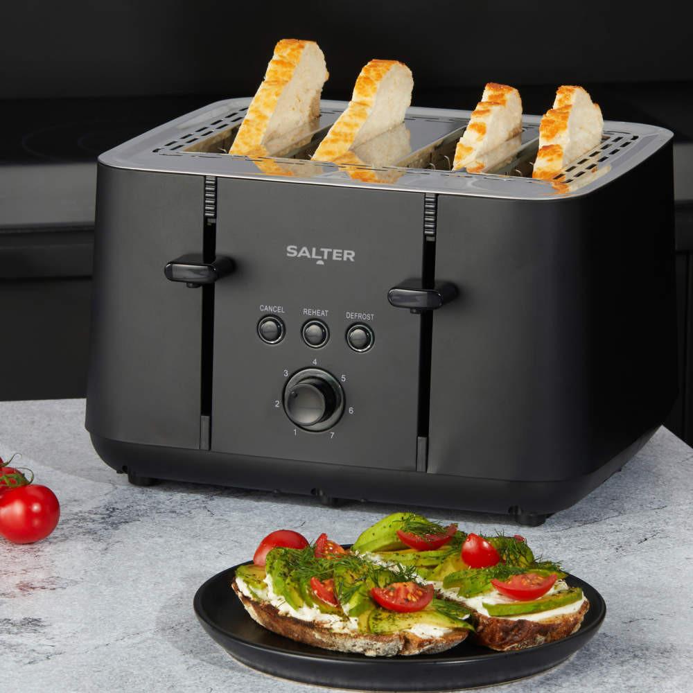 Salter Kuro Kettle & Toaster Set - With Canisters & Bread Bin