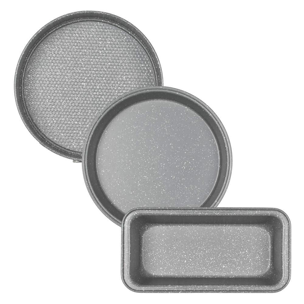 salter Marble Collection 3pc Bakeware Set – PFOA-Free