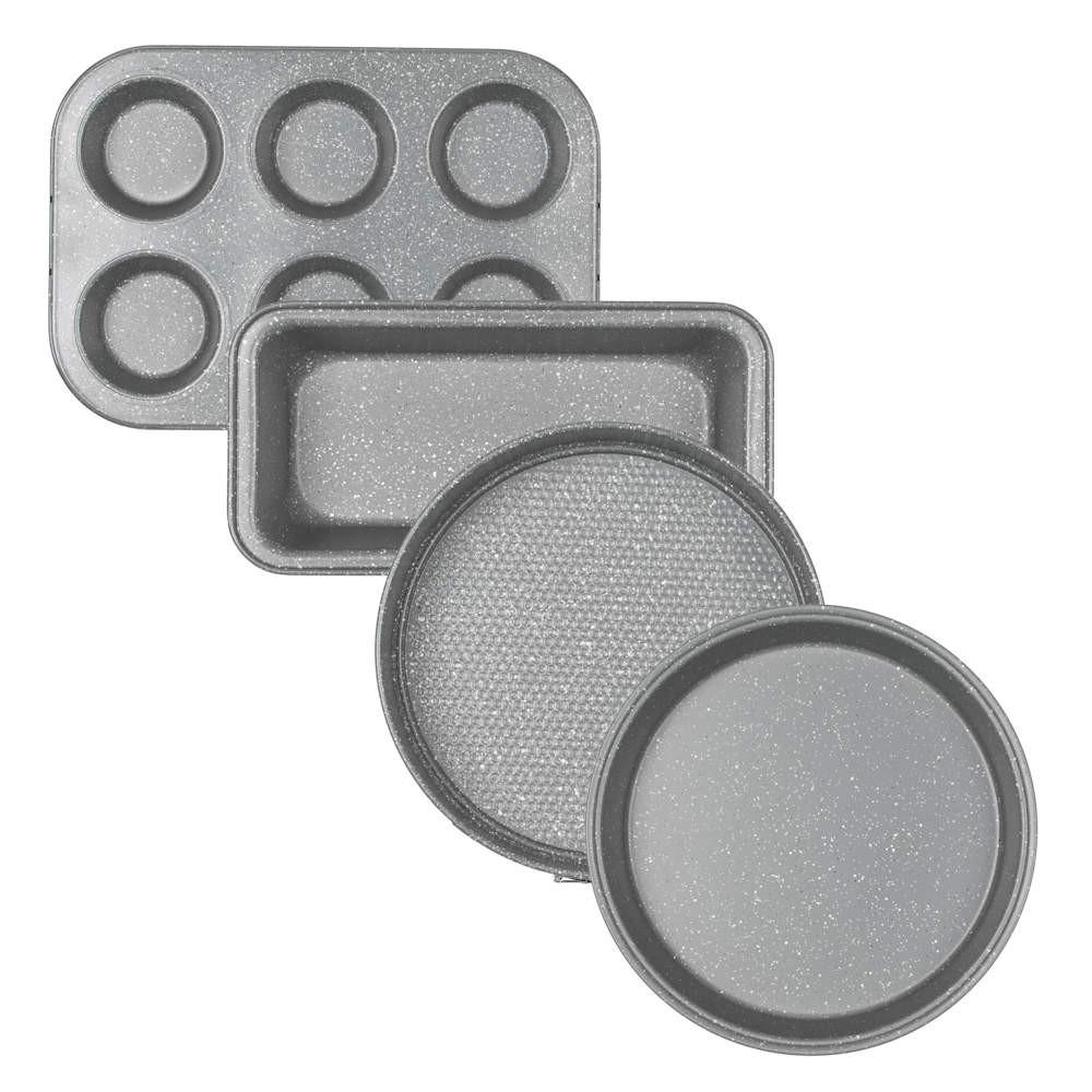 salter Marble Collection 4pc Bakeware Set – PFOA-Free