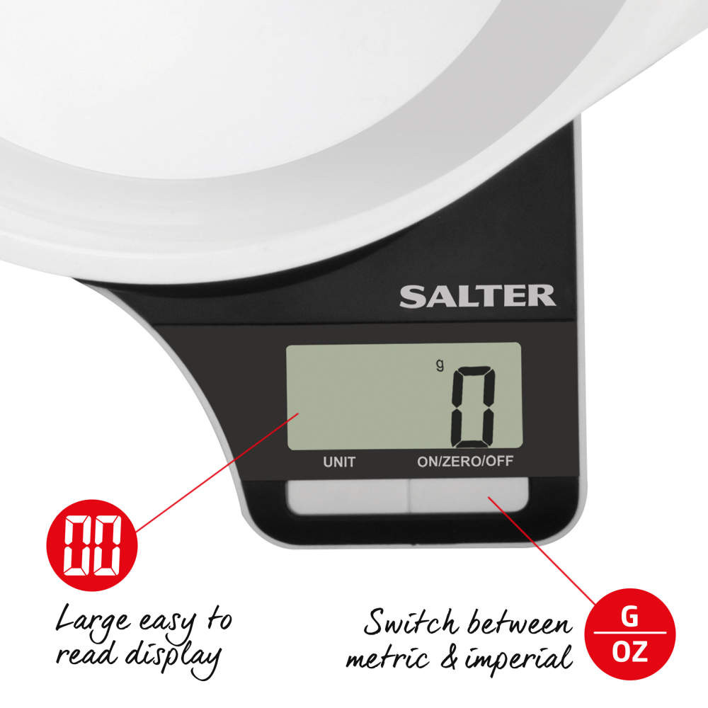 Salter Marino Hand Mixer Immersion Blender & Kitchen Scale Set
