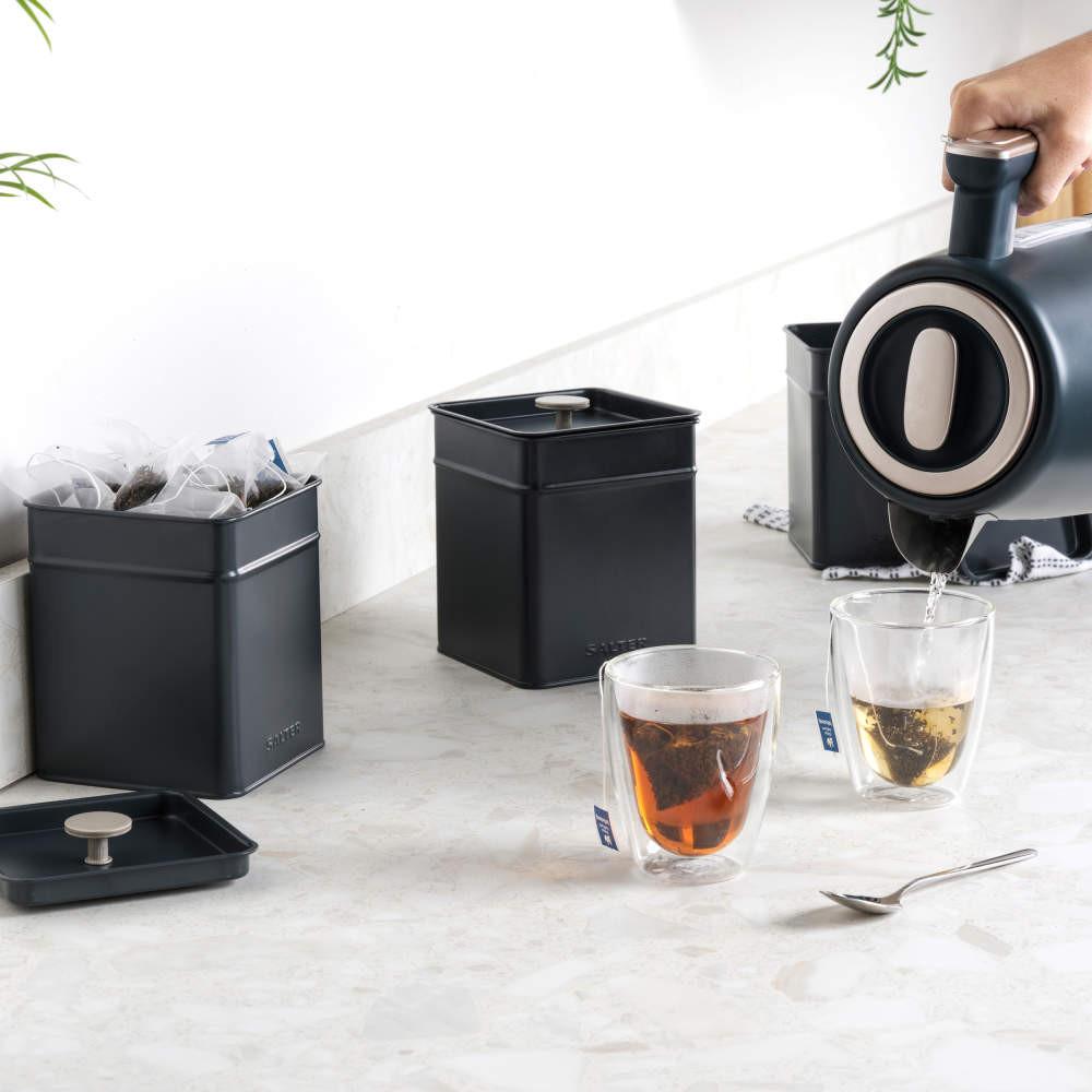 Salter Marino Kettle Toaster & Microwave Set - With Canisters & Bread Bin