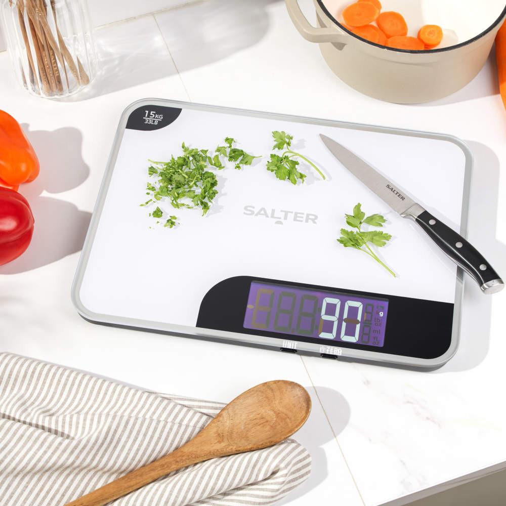 Salter Max 15kg Chopping Board Digital Kitchen Scale