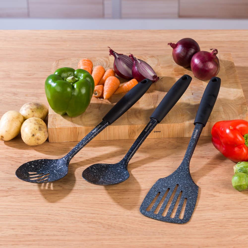 Salter Megastone 3-Piece Stainless Steel Utensil Set