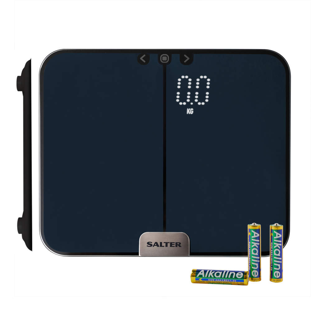 salter Phantom Compact Analyser Bathroom Scale - Black