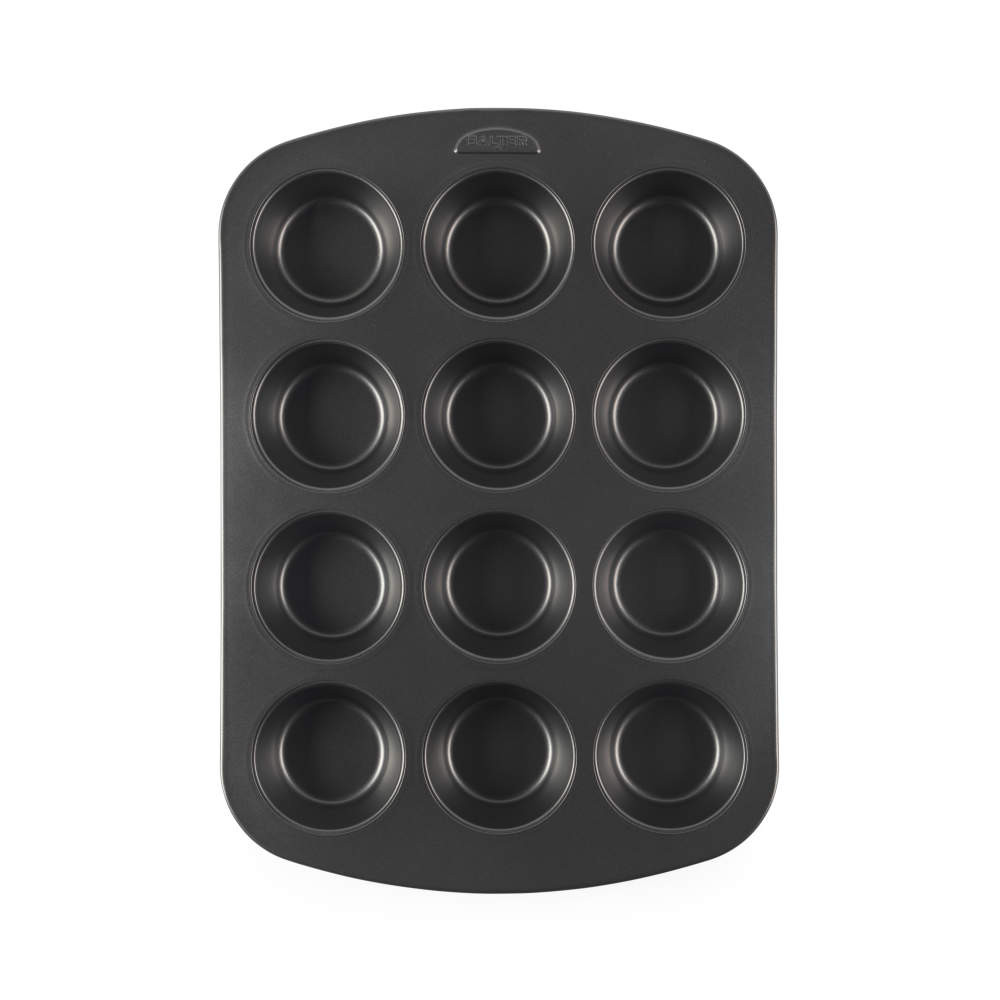 salter Recycled 12-Cup Muffin Tray – 100% Recycled Carbon Steel Bakeware Non-Stick