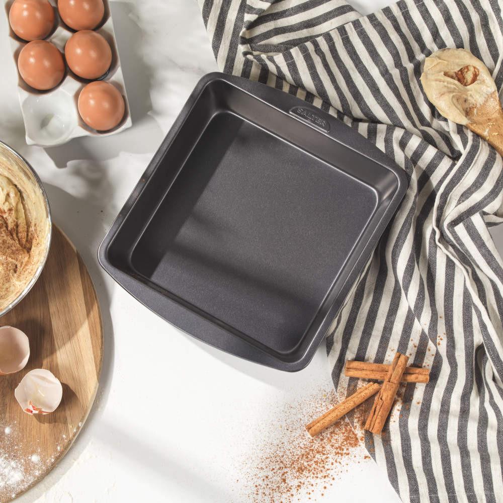Salter Recycled 27 Cm Square Tin – 100% Recycled Carbon Steel Bakeware