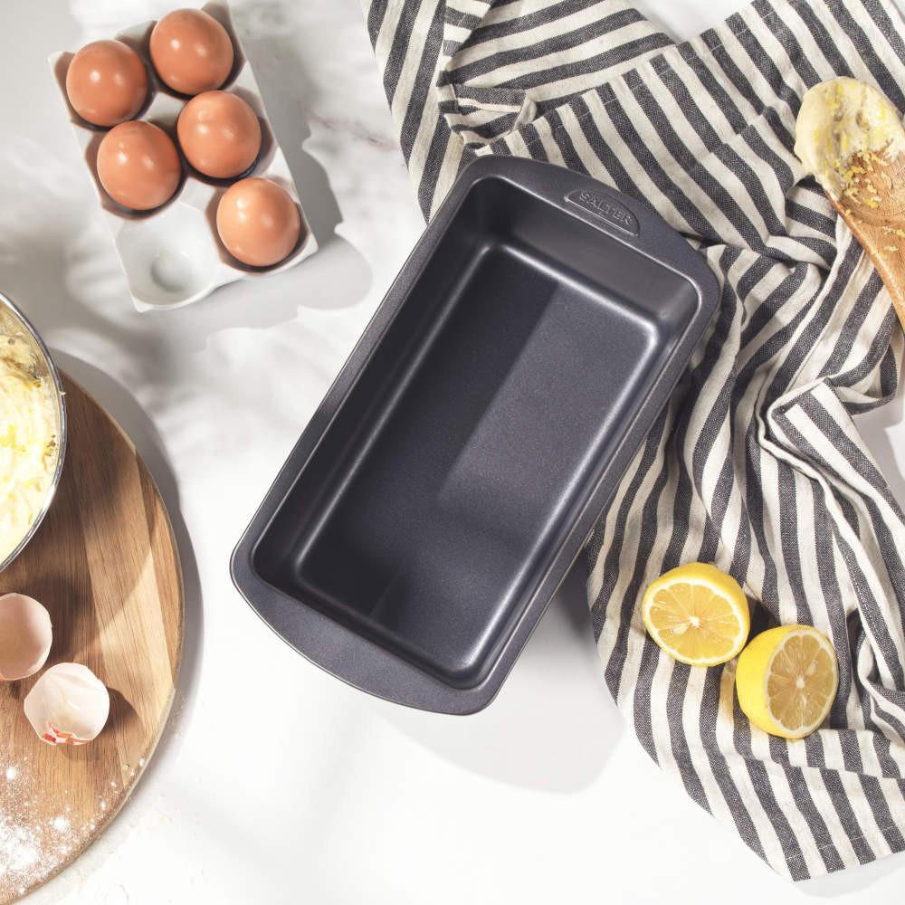 Salter Recycled 28 Cm Loaf Pan – 100% Recycled Carbon Steel Bakeware