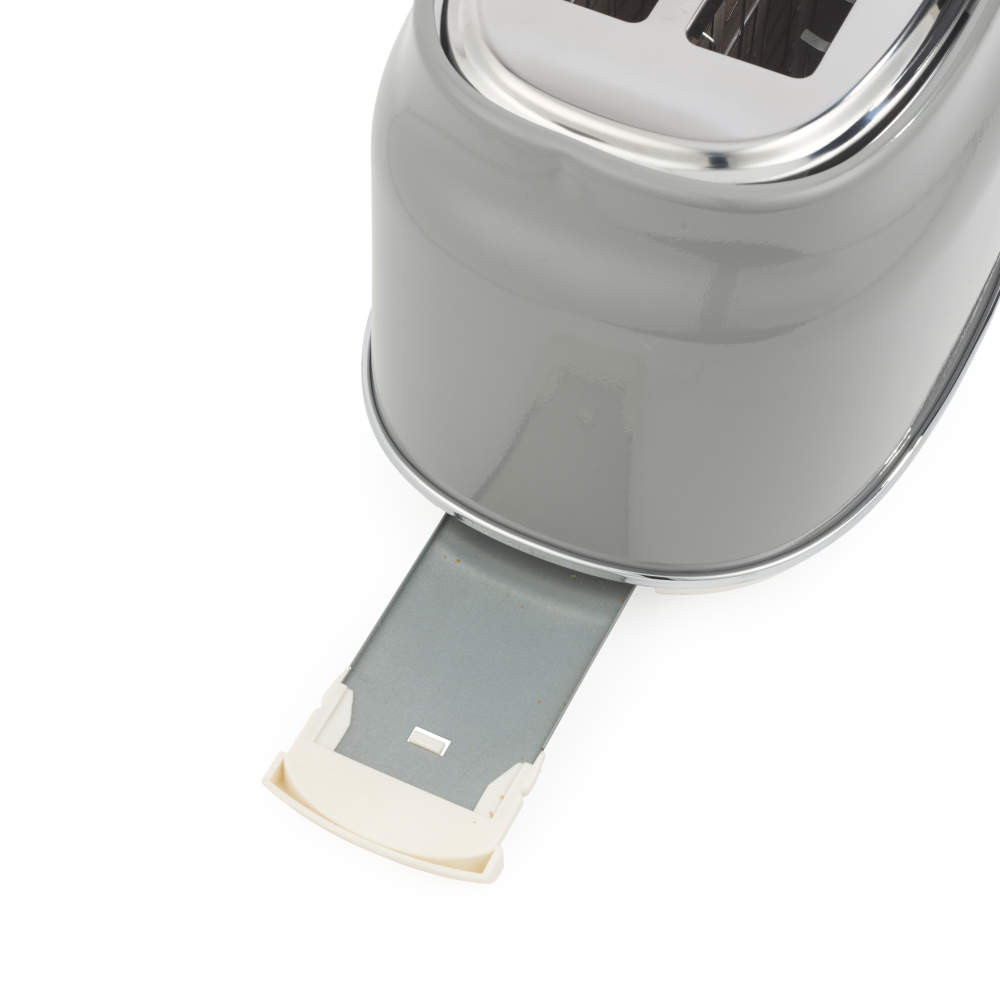 Salter Retro Grey Kettle 2-Slice Toaster & Microwave Set