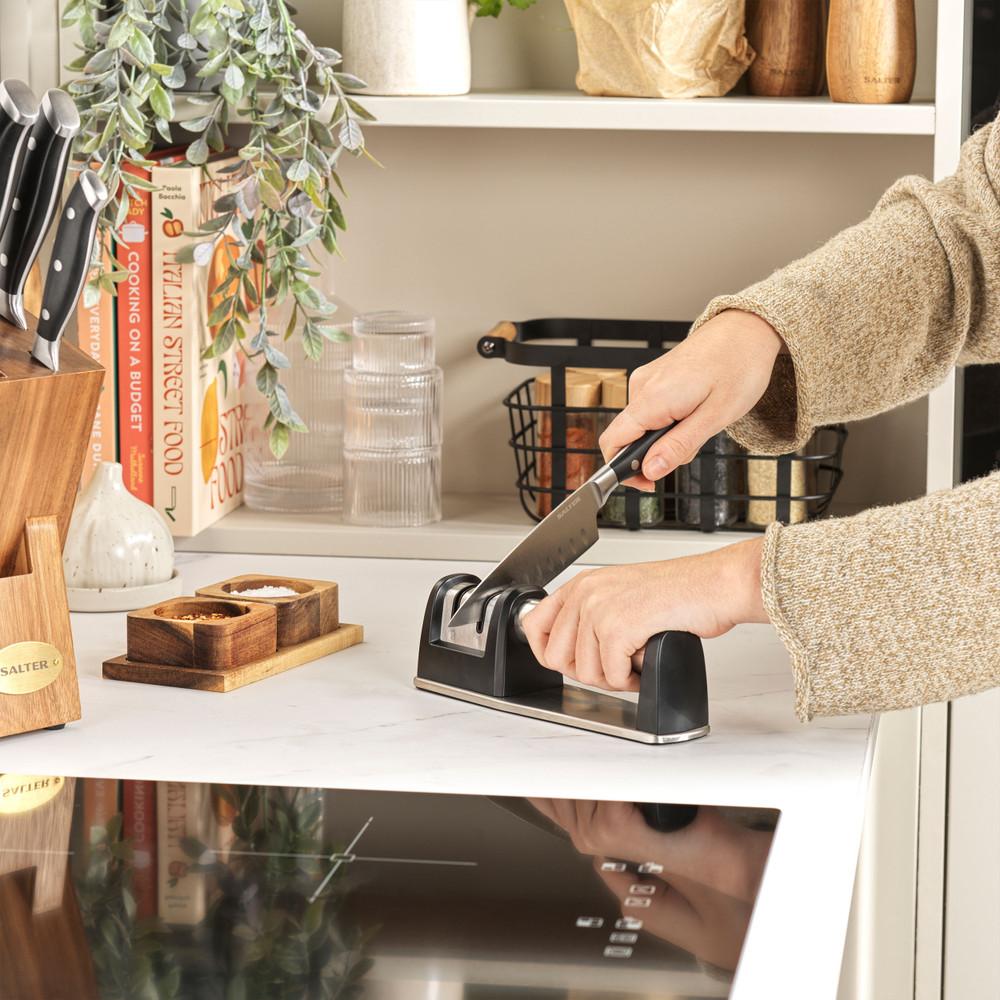 Salter 2-Stage Knife Sharpener