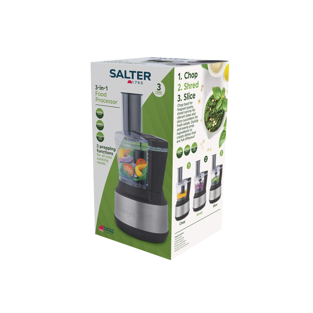 Salter 3 In 1 Electric Food Processor
