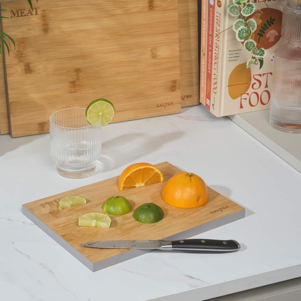 Salter 3-Piece Bamboo Chopping Board Set