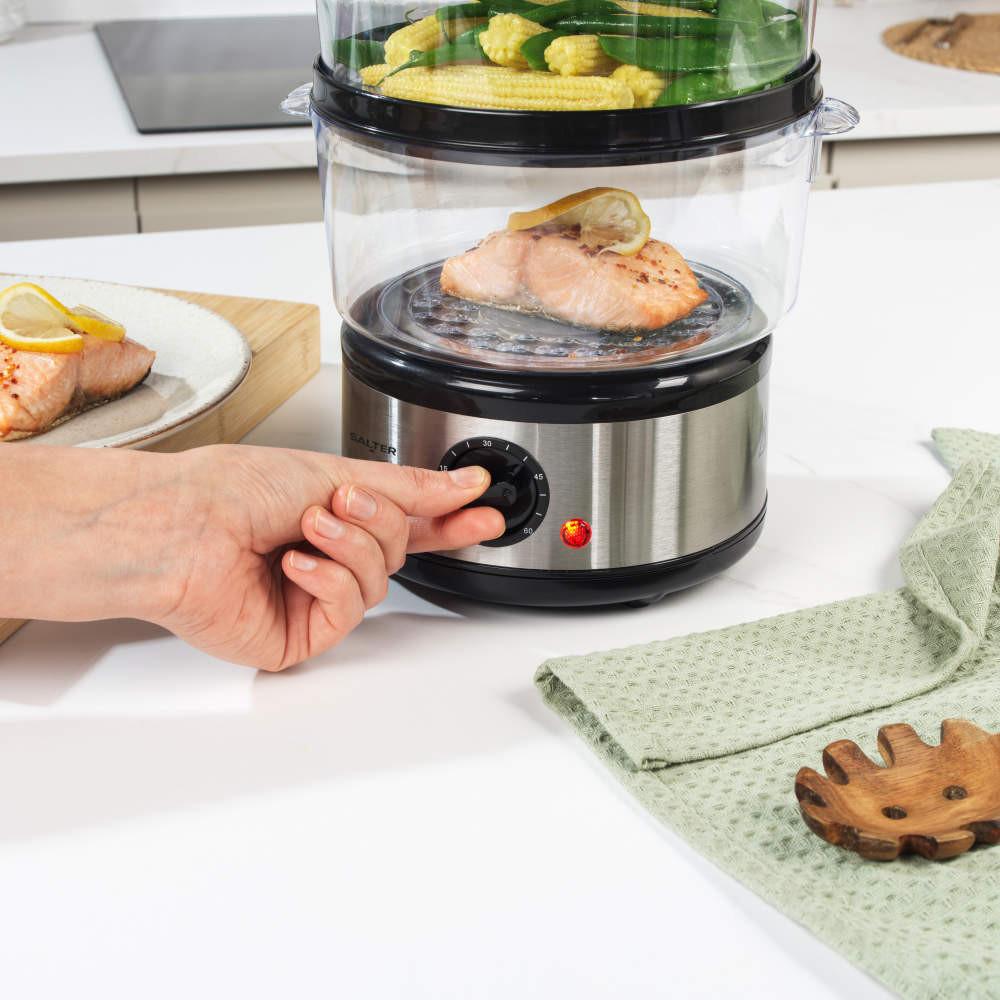 Salter 3-Tier 7.5L Food Steamer