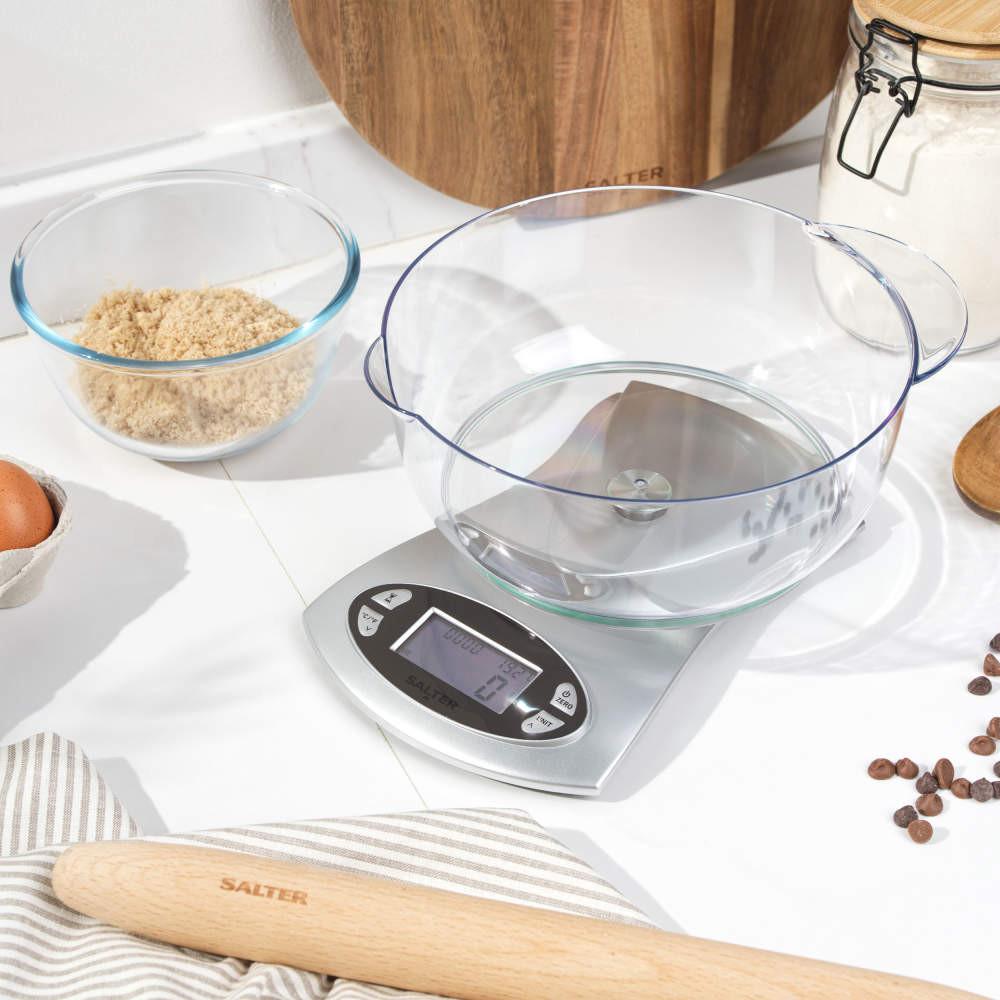 Salter 4-in-1 Digital Kitchen Scale & Bowl