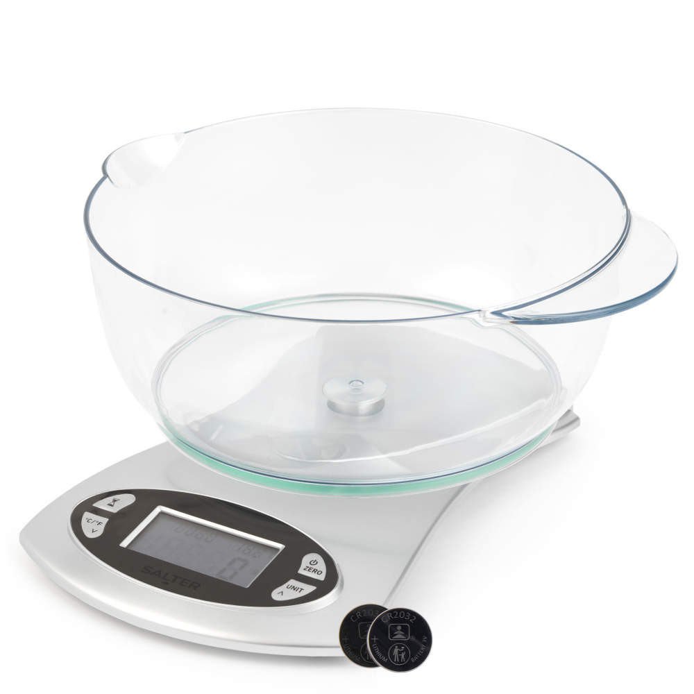 Salter 4-in-1 Digital Kitchen Scale & Bowl