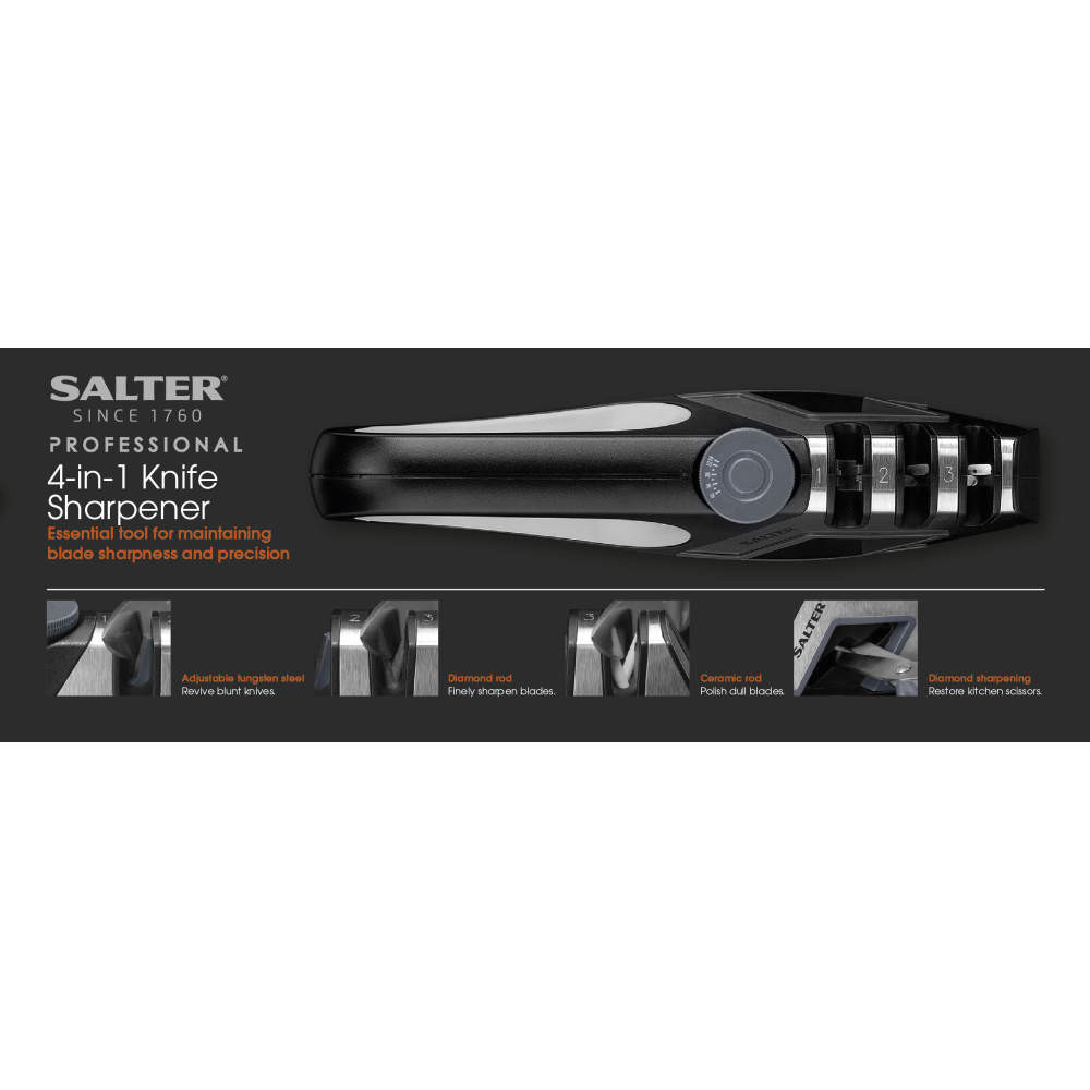 Salter 4-in-1 Knife Sharpener